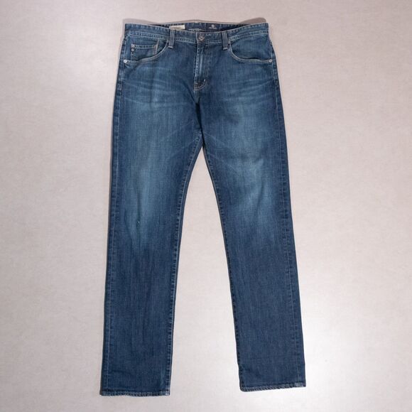 AG Adriano Goldschmeid New Hero Relaxed Fit Stretch Blue Denim Jeans Men’s 36x36 - Picture 1 of 7